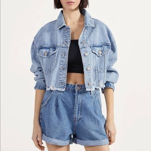 Bershka Mom Denim Shorts